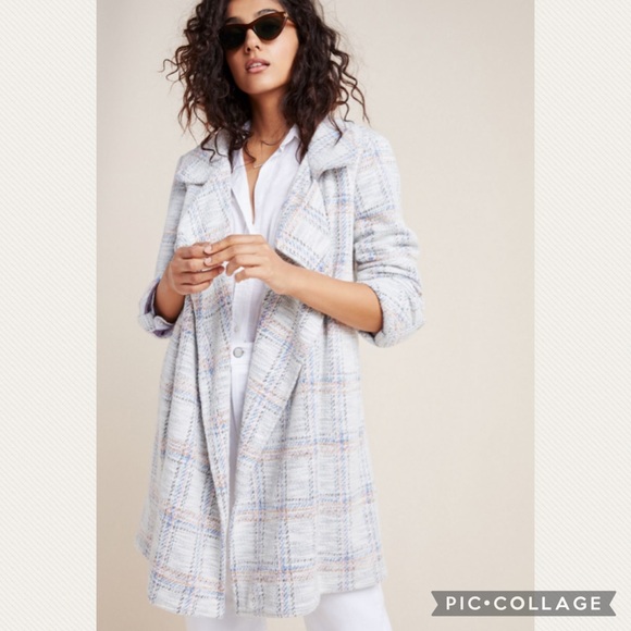 Anthropologie Jackets & Blazers - :Price Firm: Anthropologie Dolan Catrina Plaid Jacket